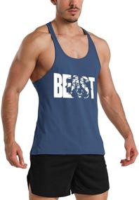img 1 attached to GymRevolution Athletic Stringer Racerback for Enhanced Workouts