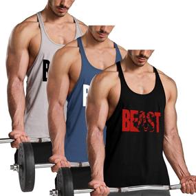 img 4 attached to GymRevolution Athletic Stringer Racerback for Enhanced Workouts