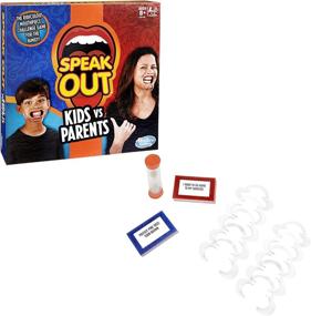 img 2 attached to Speak Out Kids Vs Parents Game by Hasbro: Boost the Fun with Exciting Showdown!