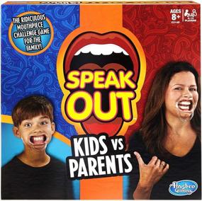 img 4 attached to Speak Out Kids Vs Parents Game by Hasbro: Boost the Fun with Exciting Showdown!