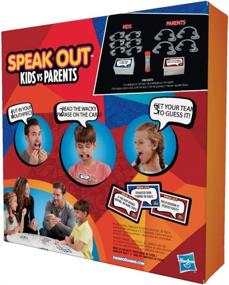 img 3 attached to Speak Out Kids Vs Parents Game by Hasbro: Boost the Fun with Exciting Showdown!