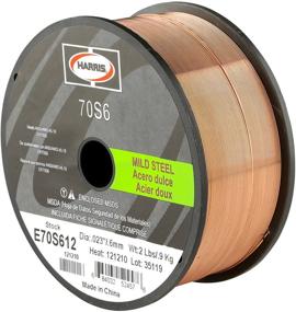 img 1 attached to 🔧 Harris E70S6F8 ER70S-6 MS Spool Welding Wire, 0.035 lbs x 33 lbs