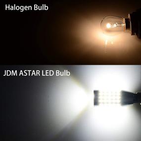 img 3 attached to 🔦 JDM ASTAR 2000 Lumens 360-Degree Shine LED Bulbs For Backup Reverse Lights, Xenon White - Enhanced Visibility with 921, 912 90-EX Chipsets