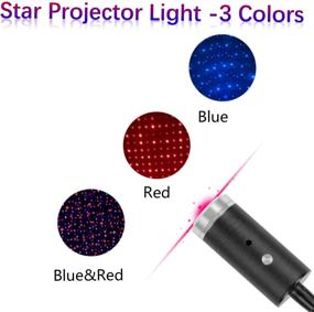 img 3 attached to 🌟 Aevdor USB Star Light 2-Pack: 3 Colors, 9 Lighting Effects - Ideal for Bedroom, Car, Party, Ceiling & More!