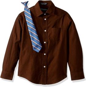 img 1 attached to Steve Harvey Boys Shirt Paisley Boys' Clothing for Tops, Tees & Shirts