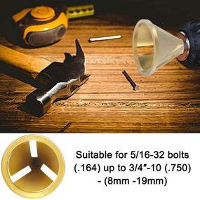 img 1 attached to 🔧 2 Inch Stainless Golden External Chamfering Deburring Tool