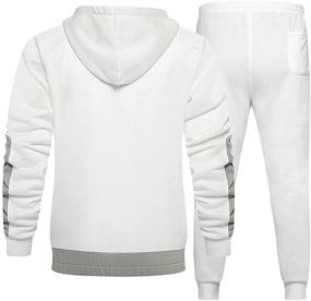 img 1 attached to CALUOMATT Tracksuit Winter Sleeve Casual Men's Clothing