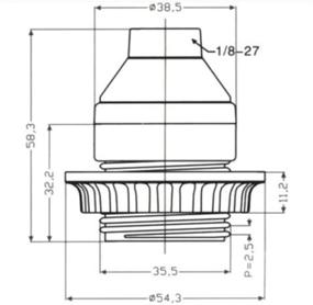 img 1 attached to Винтажная потолочная подвеска из бакелита без ключа