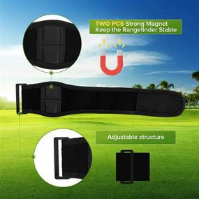 img 3 attached to 🏌️ Enhance Your Golfing Experience: BOBLOV Magnetic Holder Strap for All Brand Rangefinders – 2pcs Big Strong Magnet & Adjustable Length for Easy Attachment to Golf Cart Railing