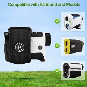 img 1 attached to 🏌️ Enhance Your Golfing Experience: BOBLOV Magnetic Holder Strap for All Brand Rangefinders – 2pcs Big Strong Magnet & Adjustable Length for Easy Attachment to Golf Cart Railing