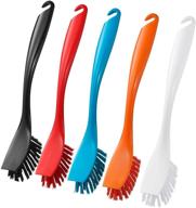 🧼 ikea fba 012 antagen dish washing brush assorted colors - set of 5, 10" : efficient cleaning brushes with assorted colors for dish washing - ikea fba 012 antagen, 10" set of 5 logo