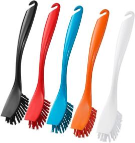img 1 attached to 🧼 Ikea FBA 012 ANTAGEN Dish Washing Brush Assorted Colors - Set of 5, 10" : Efficient Cleaning Brushes with Assorted Colors for Dish Washing - Ikea FBA 012 ANTAGEN, 10" Set of 5