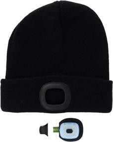 img 1 attached to 🧢 Night Scout Men's Beanie Hat