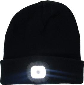 img 4 attached to 🧢 Night Scout Men's Beanie Hat