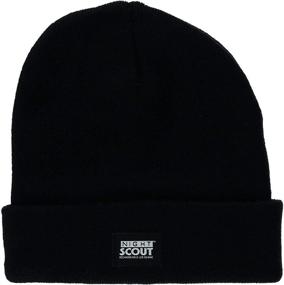 img 2 attached to 🧢 Night Scout Men's Beanie Hat