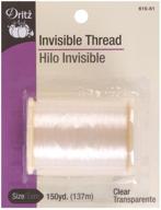 dritz invisible thread 150 yard clear logo