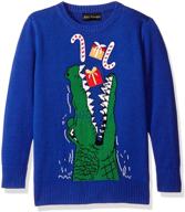 🐊 adorable and fun: alex stevens boys' gator gifts sweater logo