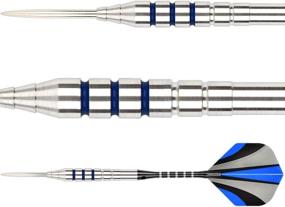 img 1 attached to Enhance Your Accuracy with LinkVisions 90% Tungsten Professional Steel Tip Darts Set - Point Protector 22g/24g