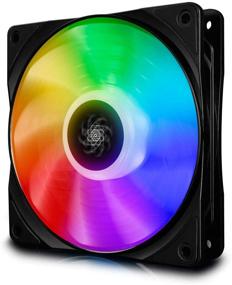 img 3 attached to 🌈 DEEPCOOL CF120 3 в 1 Адресуемые RGB-вентиляторы 120 мм PWM с возможностью синхронизации для 5V ADD RGB разъема с 3 контактами, совместимые с другими устройствами ADD-RGB; включает в себя кабельный контроллер