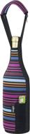 oenophilia horizontal stripes bottle black logo