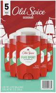 5-pack old spice pure sport deodorant (3.0 oz) - enhanced for seo logo