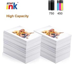 img 2 attached to 🖨️ St@r ink Remanufactured Ink Cartridge Replacement for HP 65XL 65 XL Color - Compatible with DeskJet 3723 3758 2652 2624 3755 2655 3720 3722 3752, Envy 5055 5052 5058 & 100 120 125 Printer - 1 Pack