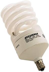 img 1 attached to 💡 SYLVANIA 2-Pack 23W (100W Equivalent) Spiral Candelabra Soft White CFL Bulbs – Energy Efficient Lighting Solution for Chandeliers and Decorative Fixtures