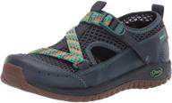 chaco kids' odyssey sport sandal logo