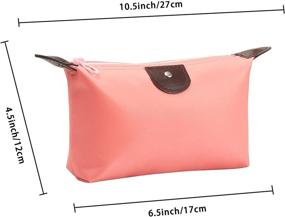 img 1 attached to 👜 Compact & Stylish: 5PCS Cute Small Makeup Bags for Purse, Waterproof & Portable Cosmetic Bags - Must-Have Travel Accessories (5PCS Style 1)