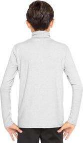 img 2 attached to 👔 Oh So Soft Boy's Long Sleeve Poly Spandex Turtleneck: Ultimate Comfort for Your Little Gentleman!