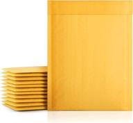 💌 fuxury fu global kraft bubble mailers: premium #5 bubble envelopes, 10.5x16 inch, pack of 25 padded envelopes логотип