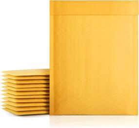 img 4 attached to 💌 Fuxury Fu Global Kraft Bubble Mailers: Premium #5 Bubble Envelopes, 10.5x16 Inch, Pack of 25 Padded Envelopes