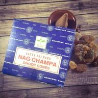 🙏 sai baba nag champa cone: a divine fragrance for spiritual serenity логотип