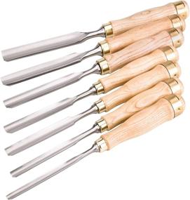 img 3 attached to 🪵 Woodstock 7 Piece D3780 Gouge Chisel Set