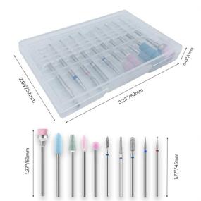 img 3 attached to Cuticle Clean Nail Drill Bits