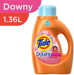 img 2 attached to 🌸 Tide Plus A Hint of Downy Liquid Laundry Detergent, April Fresh Scent, 46 fl oz, 29 Loads