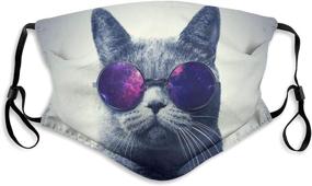 img 4 attached to 🐱 Washable Cute Animal Cat Face Mask - Breathable & Reusable Balaclava for Adults: Optimize Your Search!