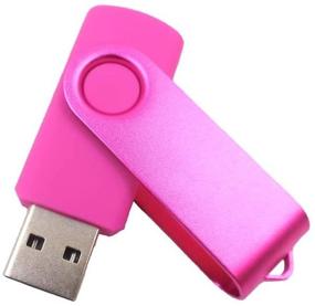 img 4 attached to 8GB Swivel USB Flash Drives Thumb Drives Pen Drives With Colored Aluminum Shell (8Gb