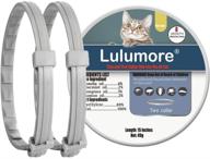 lulumore 2pcs collar cat 38 centimeter logo