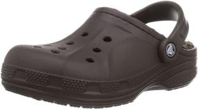 img 4 attached to 👞 Crocs Unisex Ralen Lined Black Men's Mules & Clogs: Comfortable and Stylish Shoes