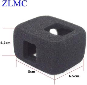 img 1 attached to 🎤 ZLMC Foam Windslayer Windscreen Case: Ultimate Audio Recording & Protective Storage for GoPro Hero 5, 6, 7 Black Cameras