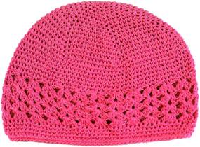 img 2 attached to 🧶 SSK Knit Kufi Hat - Shoe String King Koopy Cap - Crochet Beanie