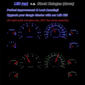 img 3 attached to HERCOO Ice Blue LED Light Bulbs For Instrument Gauge Cluster Speedometer Compatible With 2002-2006 Dodge Ram 1500 2500 3500