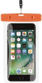 img 4 attached to 📱 Ultimate Waterproof Mobile Phone Bags: Comfort Valley PVC IPX8 Drying Bags for iPhone 12/11 Pro Max/XS/XR/Galaxy S20+/S10/Note20 Plus (6.9 inches) - Orange