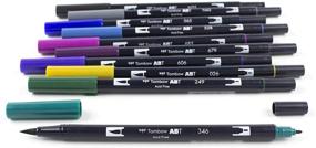 img 3 attached to ✒️ Tombow Pen Bohemian Dual Brush Markers - 10-Pack Set, 10 Pieces