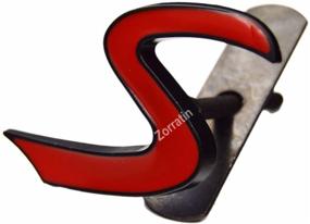 img 3 attached to 🔴 Стильная черная металлическая ограничительная красная буква S решетка радиатора с эмблемой для MINI Cooper R50 R53 R55 R56 R57 R59 F56 F55