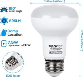 img 2 attached to 💡 Dazzle with TORCHSTAR’s Dimmable LED Flood – Incandescent Equivalent Brilliance!