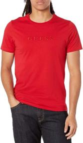 img 2 attached to Guess Short Sleeve Embellished Black Men's Clothing in T-Shirts & Tanks