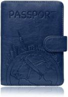 кожаный дорожный кошелек с обложкой для паспорта логотип