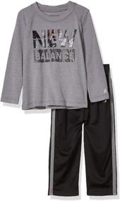 img 4 attached to Little Sleeve Lapis 👕 Boys' Clothing by New Balance